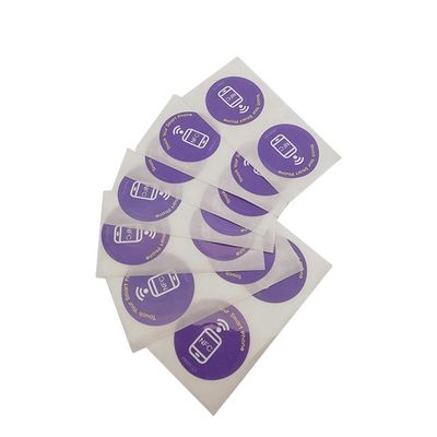 Aanpasbaar afdrukken NFC Smart Label 13.56MHZ NFC Aanpasbare stickers contactloos
