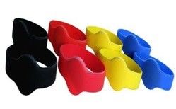 0.76mm Thick RFID Wristbands Waterproof Full Color 13.56mhz For Children And Adults