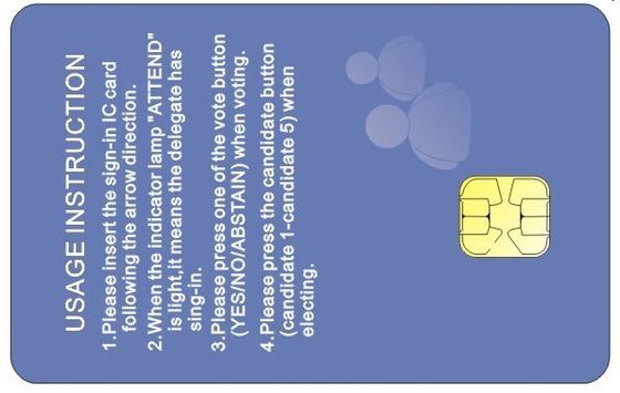 ATMEL 24C256 serie Contact Smart Card Voor Hotel Sleutelkaart