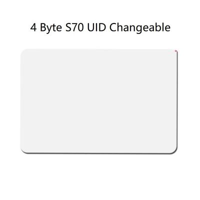 UID Veranderbare 4 byte passieve RFID-kaart, PVC RFID-toegangscontrole-kaart ISO14443A