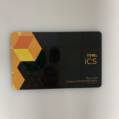 OEM 13.56MHZ UID Veranderbare RFID Smart Card 0,8 mm dik met 4k byte chip