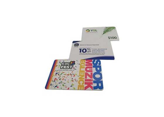 PVC / PET materiaal RFID-sleutelkaarten Toegangscontrole Hotel Sleutelkaarten 320bytes Geheugen