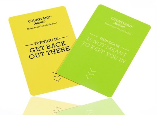 Programmeerbare Smart Hotel Room RFID Sleutelkaarten, Custom Hotel Sleutelkaarten OEM