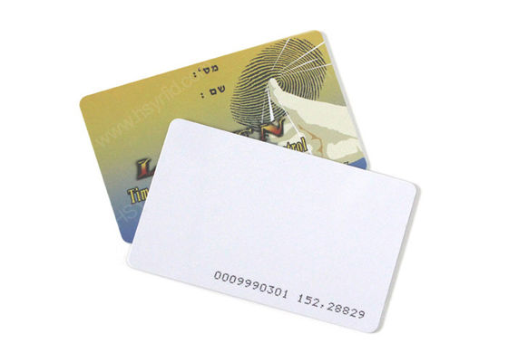 Slimme RFID-hoteldor-sleutelkaarten 13.56MHz Plastic Sleutelkaarten 320bytes geheugen