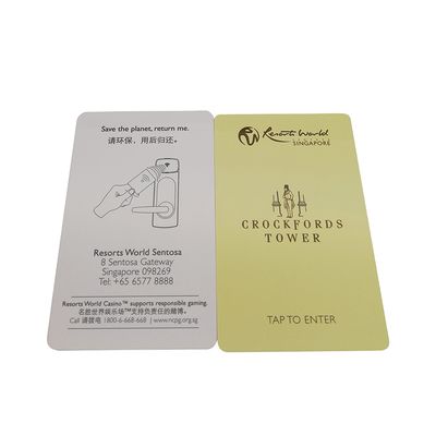PVC Smart Magnetic Hotel RFID Sleutelkaarten 0,8-0,9 mm Dik voor Toegangscontrole