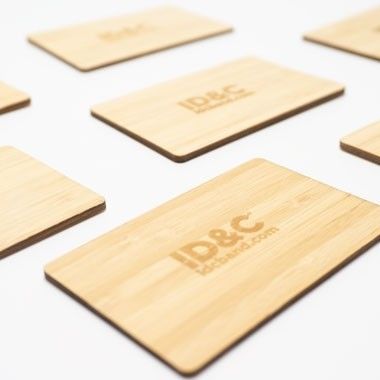 Bamboe Hout Smart Card Business Key 125KHZ / 13.56MHZ Voor toegangscontrole van hotels