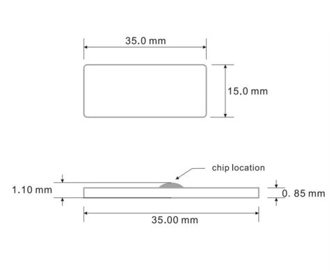 Geautomatiseerde en intelligente UHF RFID-wasplaat met UC ODE 8-chip voor het beheer van linnen