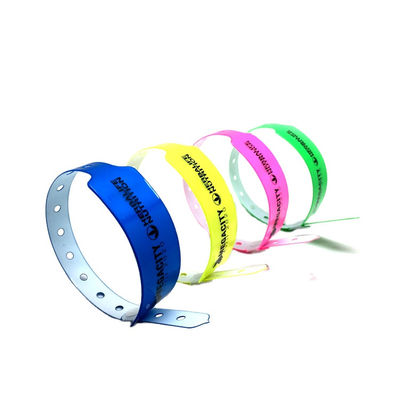 Logo druk PVC ziekenhuis medische polsband, RFID NFC tag Armband Wegwerp