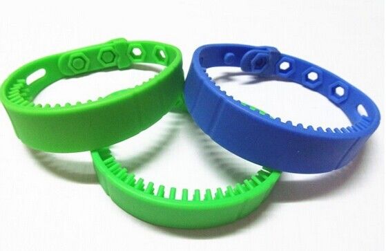 Ziekenhuis RFID toegangscontrole polsbandjes Lengte verstelbare UHF siliconen armband