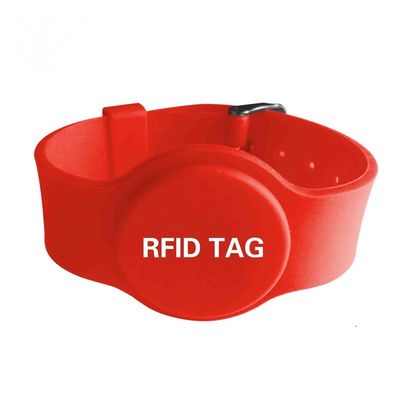 Kleurrijke siliconen RFID NFC polsband met contante betalingen, RFID-armband voor evenementen