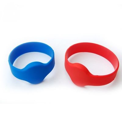 13.56MHz PVC Silicone RFID Access Control Armbanden Hoogtemperatuurweerstand