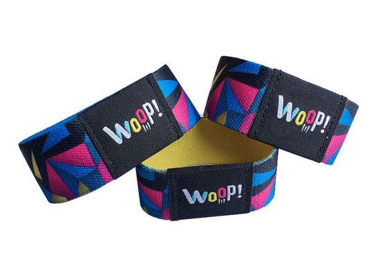 Custom Fabric NFC RFID Festival Armband Armband Voor Sociale Distantie Toegangscontrole