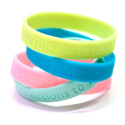 Silikon RFID toegangscontrole polsbanden waterdicht RFID NFC armbanden met logo afdruk