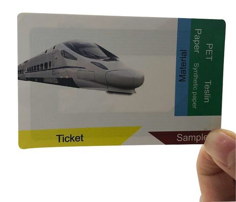 ISO14443A Protocol Gedrukt RFID papieren ticket, RFID kaart ticket ISO ROHS goedgekeurd