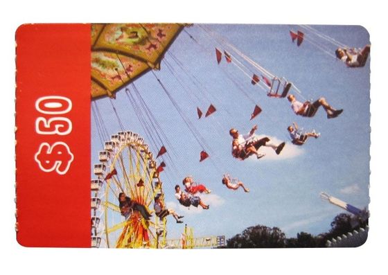 Aanpasbaar RFID papieren ticket 13.56MHz Frequentie 86x54mm RFID treinkaartje