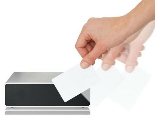 CMYK-print NFC-smartkaart voor toegangscontrole NFC-plastiekkaarten 85.6x54mm