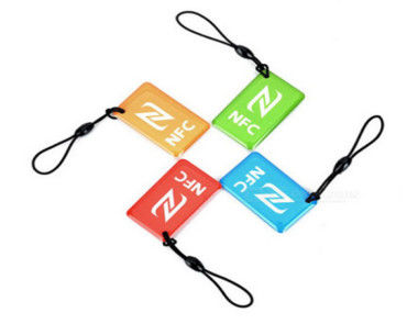 Op maat gemaakte grootte Epoxy NFC Sticker Label 213 215 Chip Sleutelhanger voor telefoon