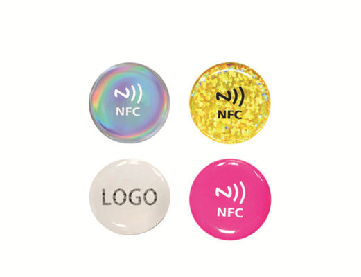 PET PVC Micro NFC Epoxy Tag Stickers ISO14443A In de marketingpromotie