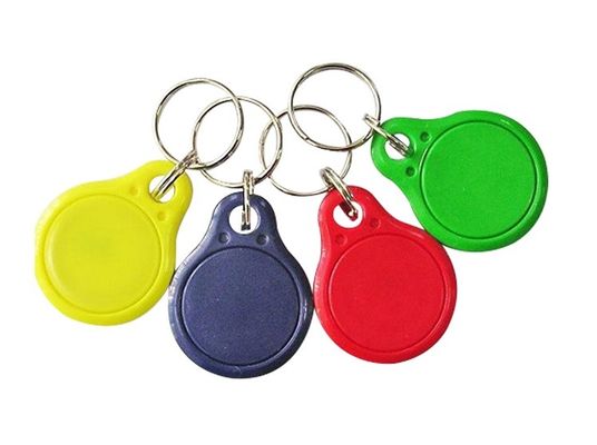 ABS-materiaal 13,56 Mhz RFID-sleutelhanger Tag HF RFID-sleutelhanger voor ketenbeheer