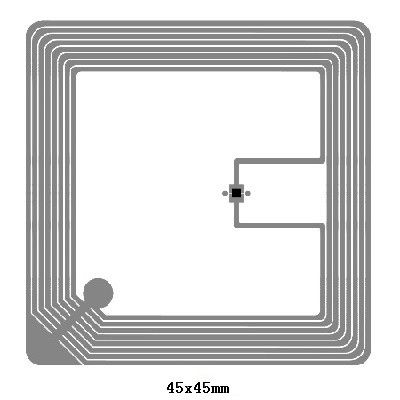 D25mm Droog of nat HF RFID Inlay Tag 13.56MHz ISO 14443A Classic ((R) 1K