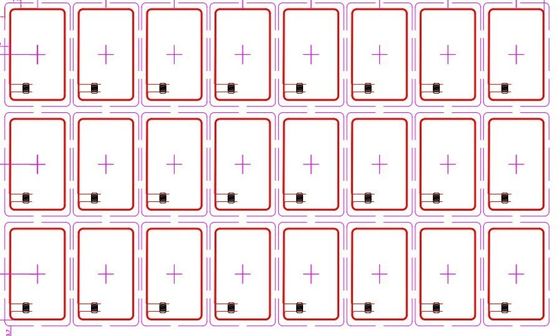 PVC-materiaal contactloos HF natte RFID Prelam 125KHZ 13.56MHZ RFID-inlay