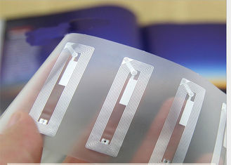 45x76mm HF RFID Inlay PET materiaal 13,56MHZ Frequentie gegraveerde antenne