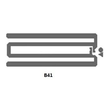 860 - 960MHz Droog / nat UHF RFID Inlay 0.2-0.8mm Dik met Impinji Monza 4 Chip