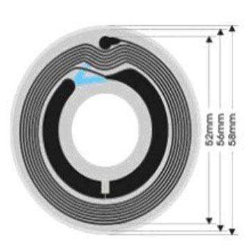 13.56MHz Frequentie HF RFID Smart Tags Ronde Multi Detection SLI-naleving