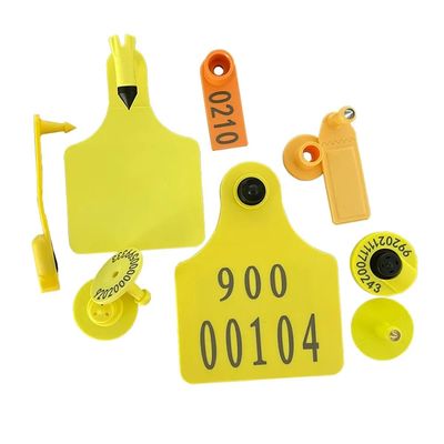 70x80mm 104x74mm UHF dierlijke RFID-oortekens TPU-materiaal voor veebewaking