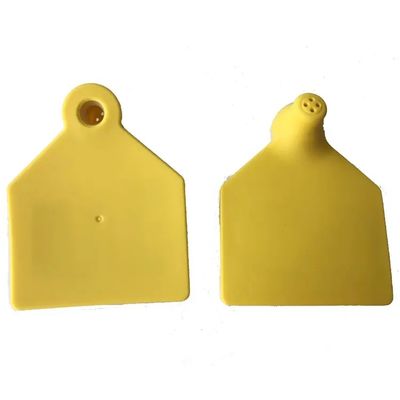 70x80mm 104x74mm UHF dierlijke RFID-oortekens TPU-materiaal voor veebewaking